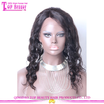 2014 Spring Fashion style 100% virgin brazilian hair full lace wig with baby hair